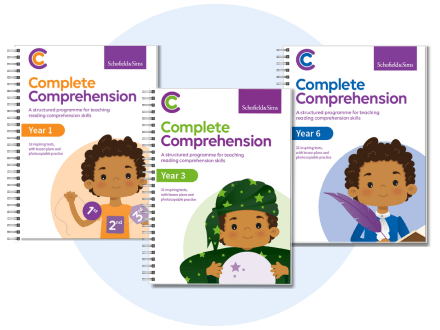 complete comprehension Year 1, Year 3, Year 6